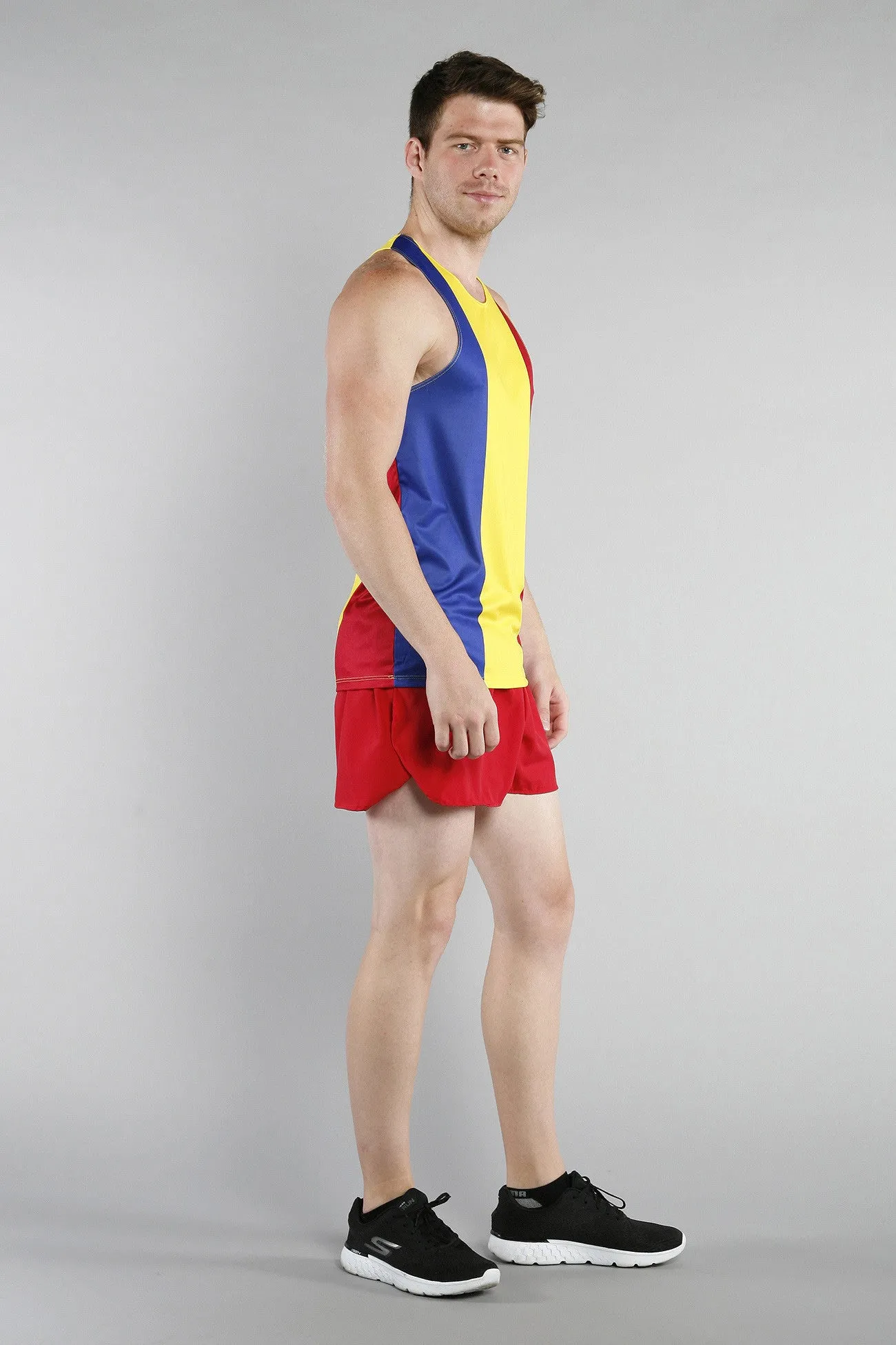 Men's Printed Singlet- Romania