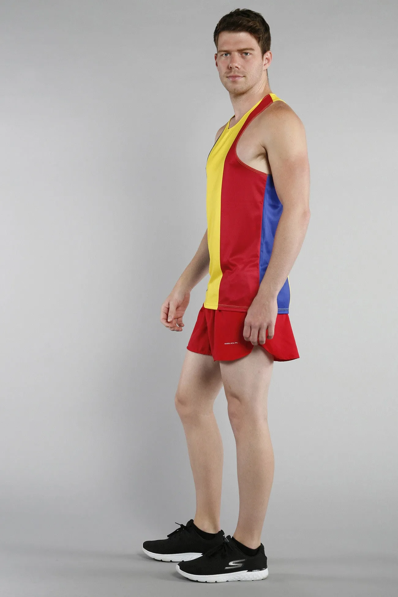 Men's Printed Singlet- Romania