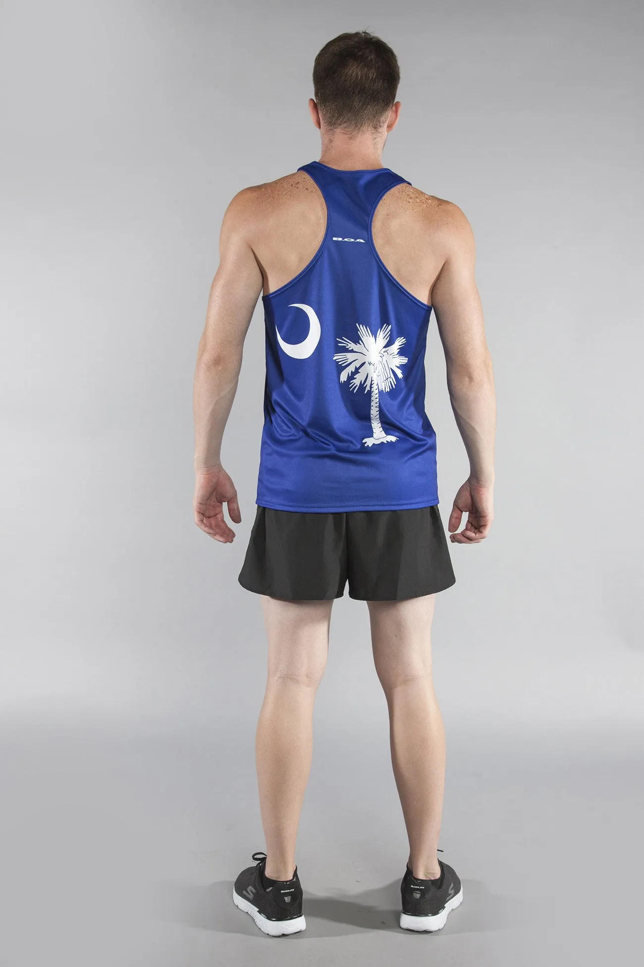 Men's Printed Singlet- South Carolina