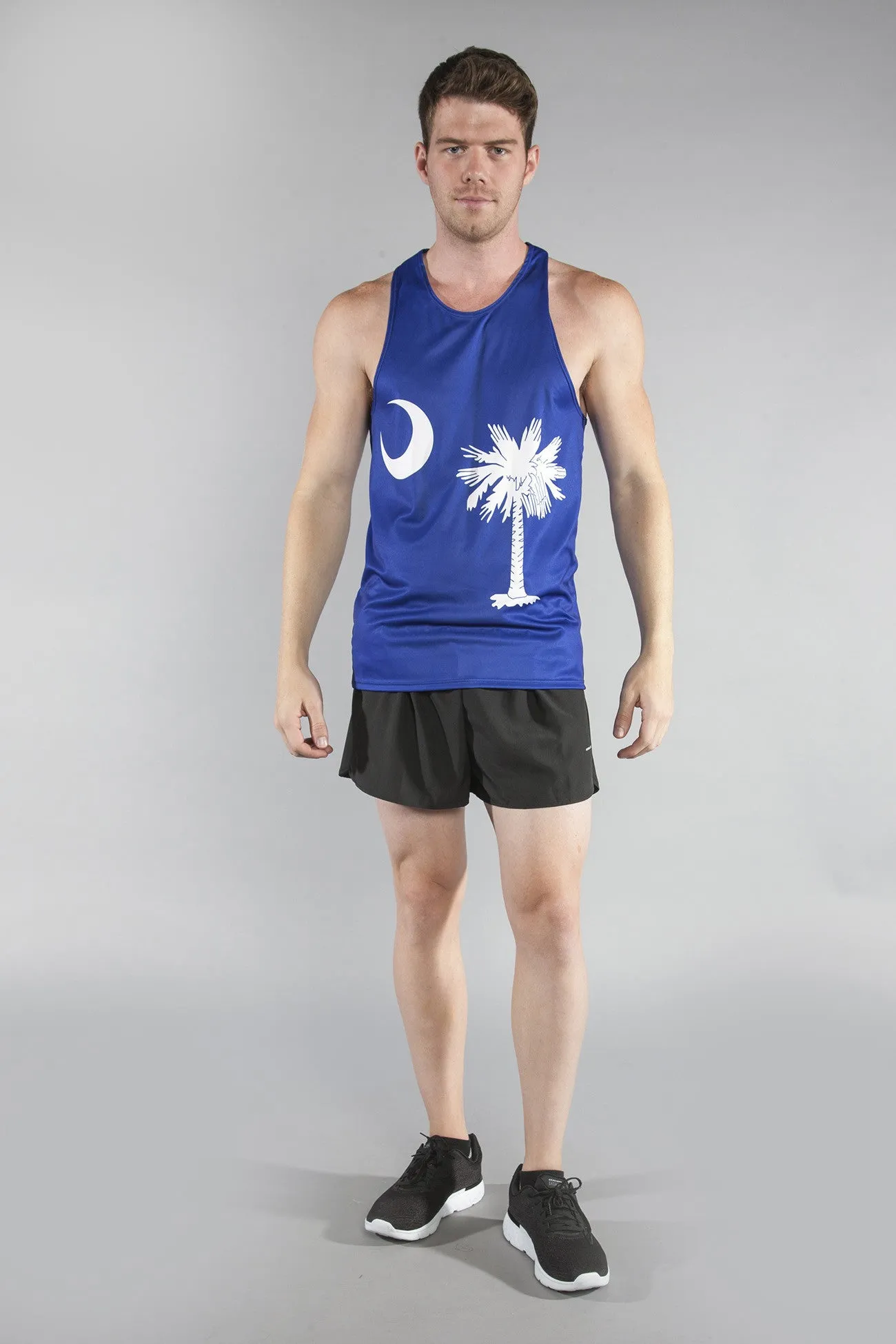 Men's Printed Singlet- South Carolina