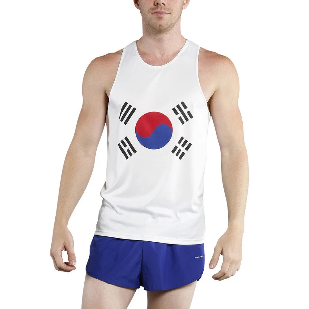 Men's Printed Singlet- South Korea