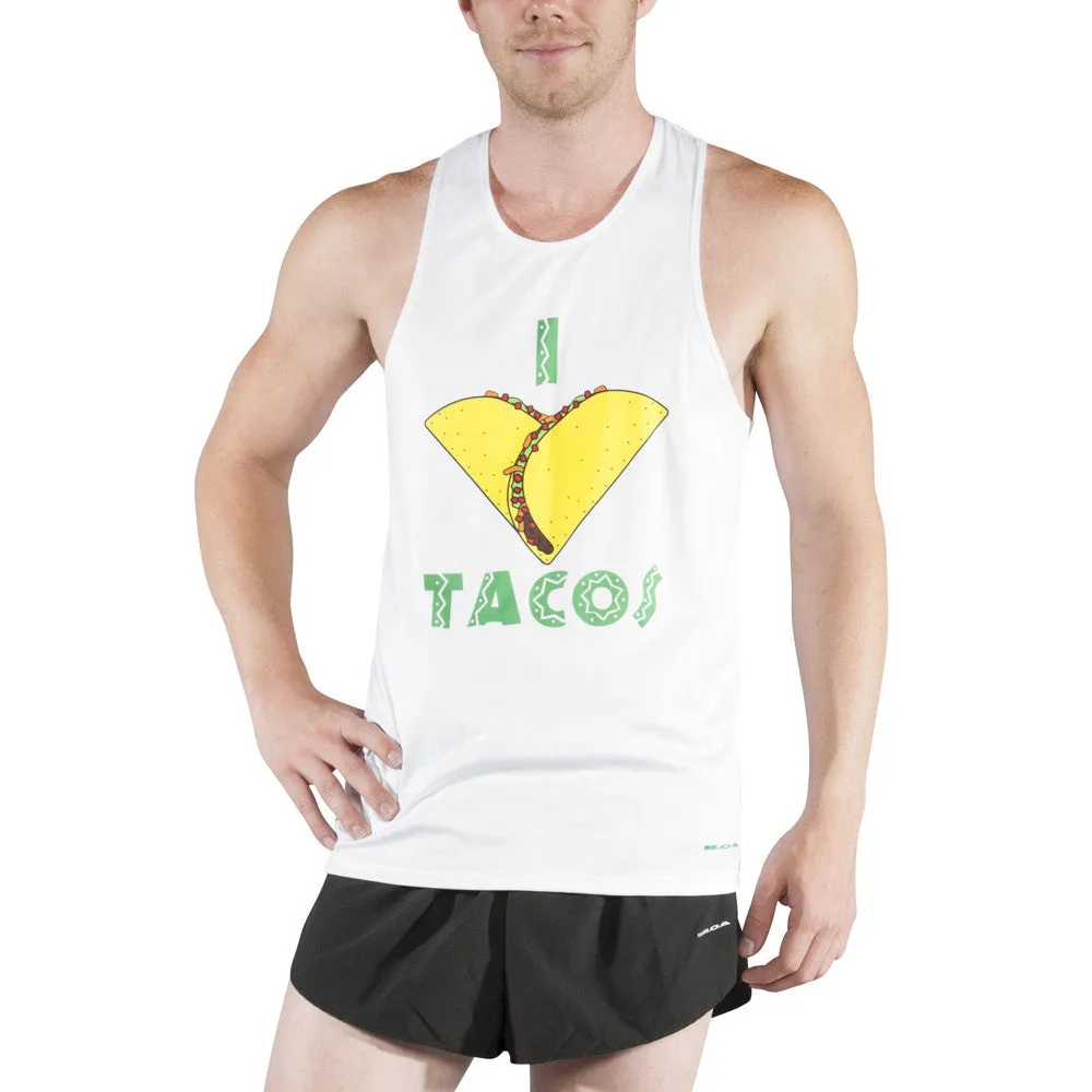 MEN'S PRINTED SINGLET- TACO!