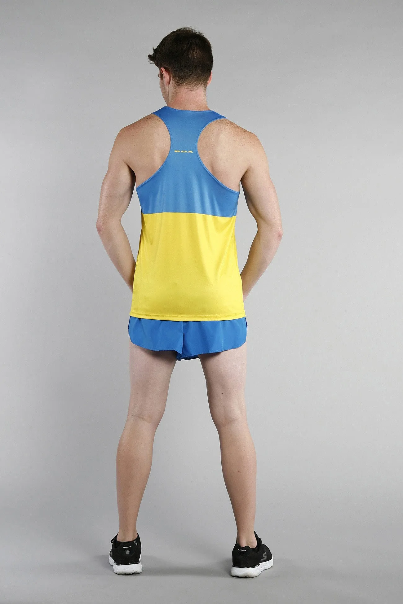 Men's Printed Singlet- Ukraine