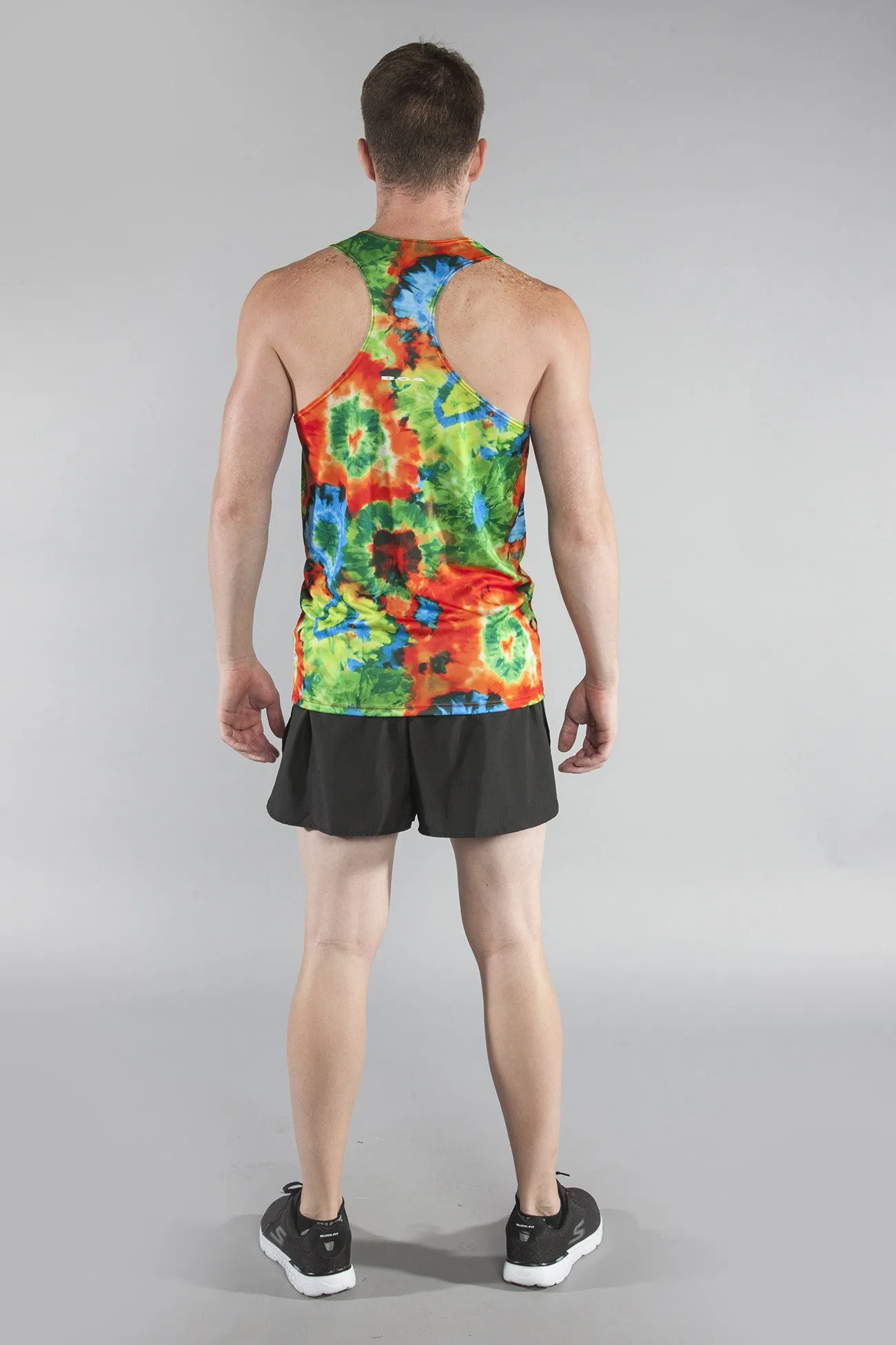 Men's Printed Singlet- Woodstock