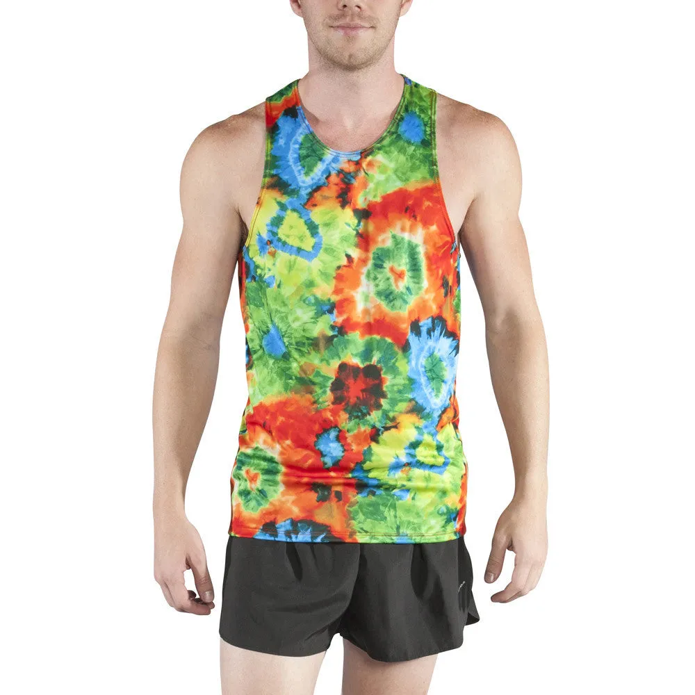 Men's Printed Singlet- Woodstock