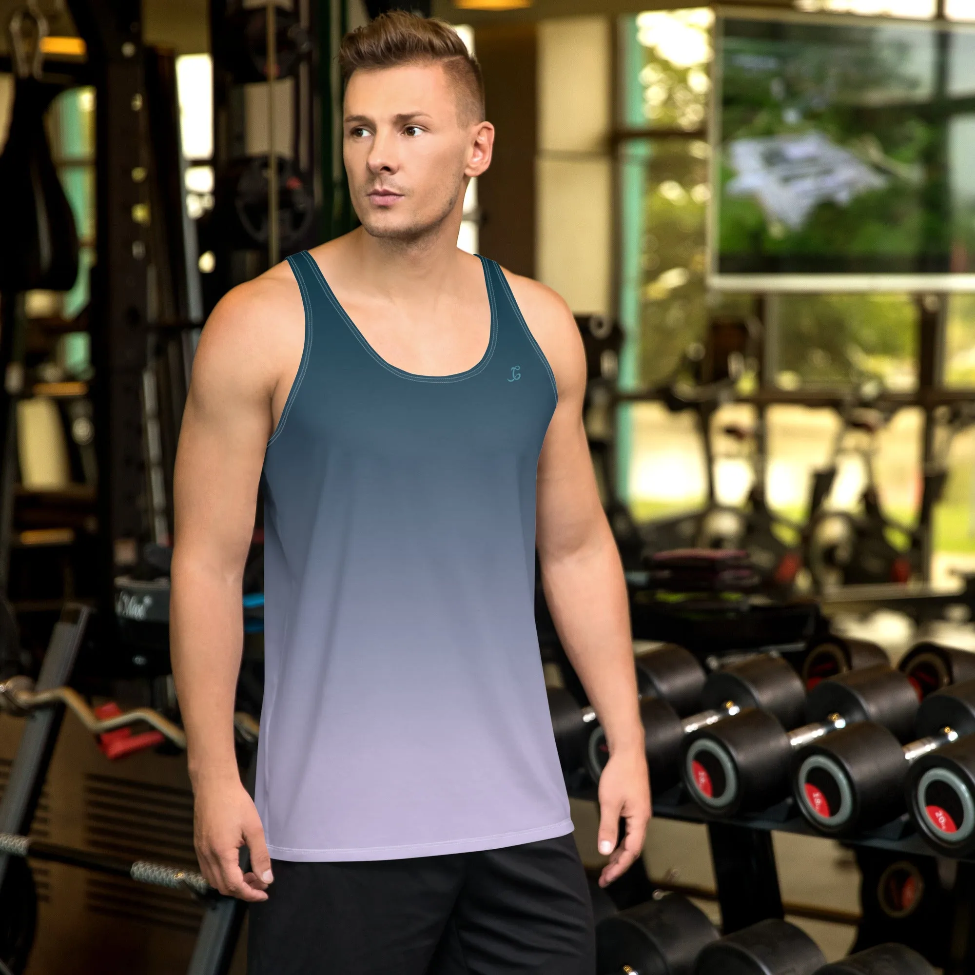 Men's Tank Top – Midnight Ombre