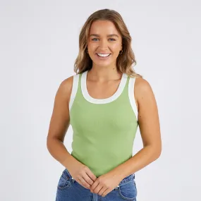 Mila Tank - Moss Green