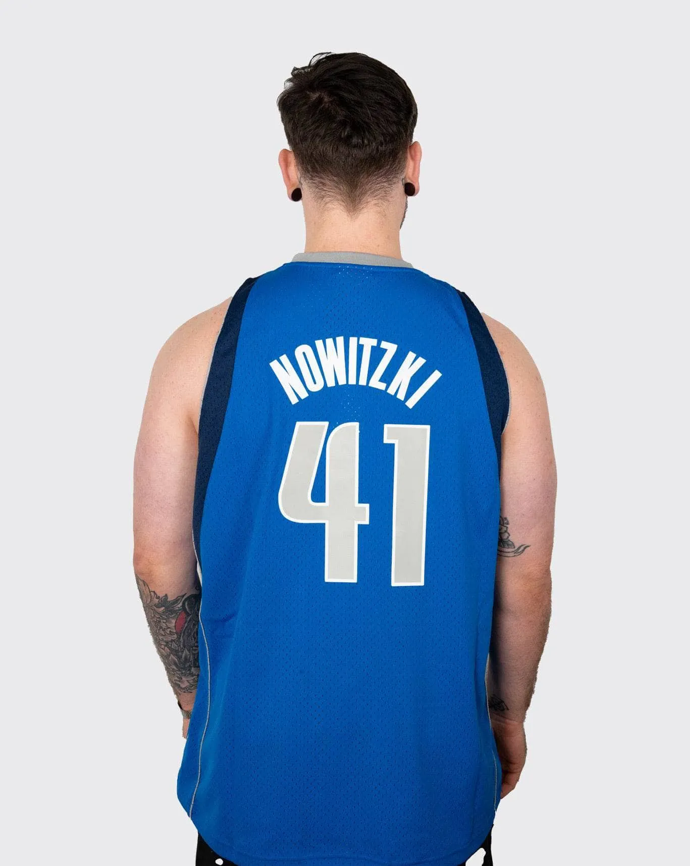 mitchell and ness dallas mavericks nowitzki 10-11 jersey Blue