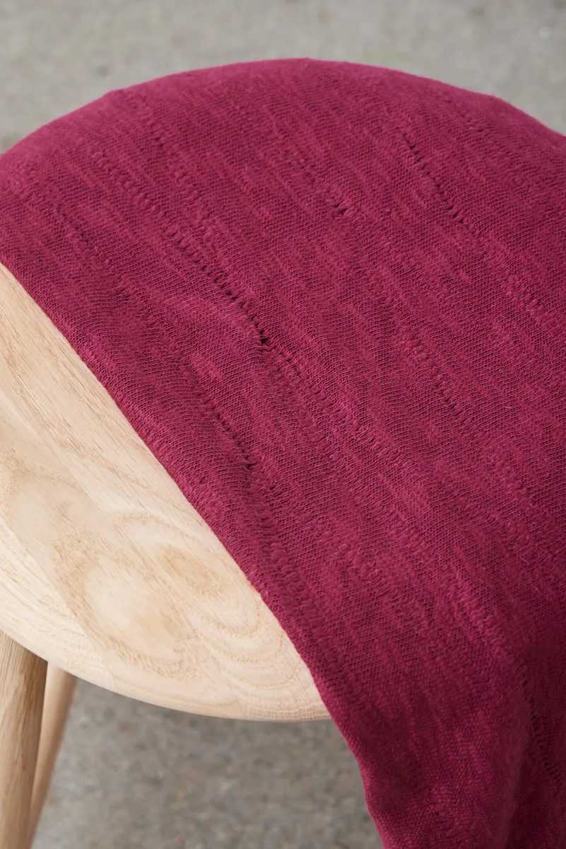 Organic Cotton Sweater Knit in Fuchsia | Designed in Denmark