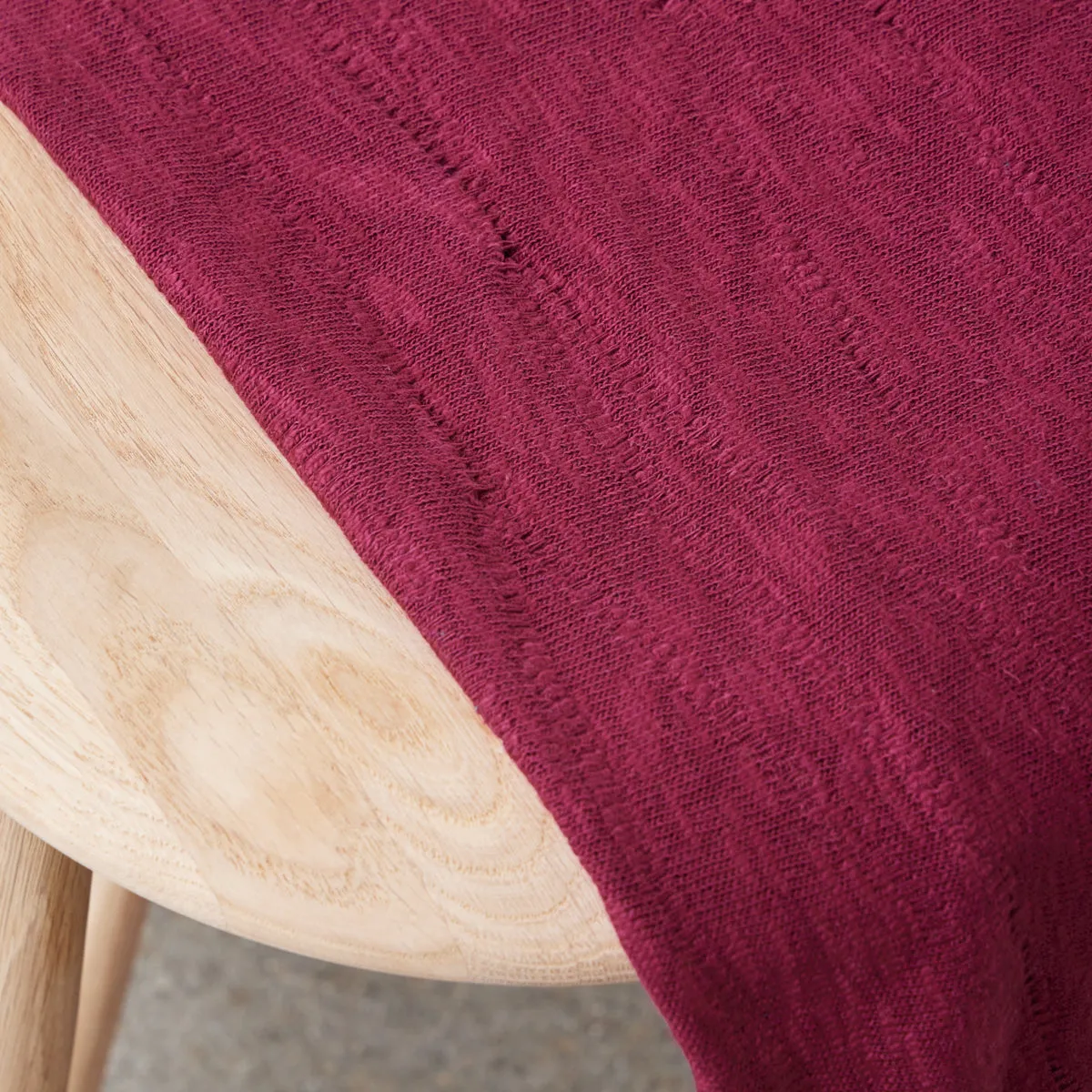 Organic Cotton Sweater Knit in Fuchsia | Designed in Denmark