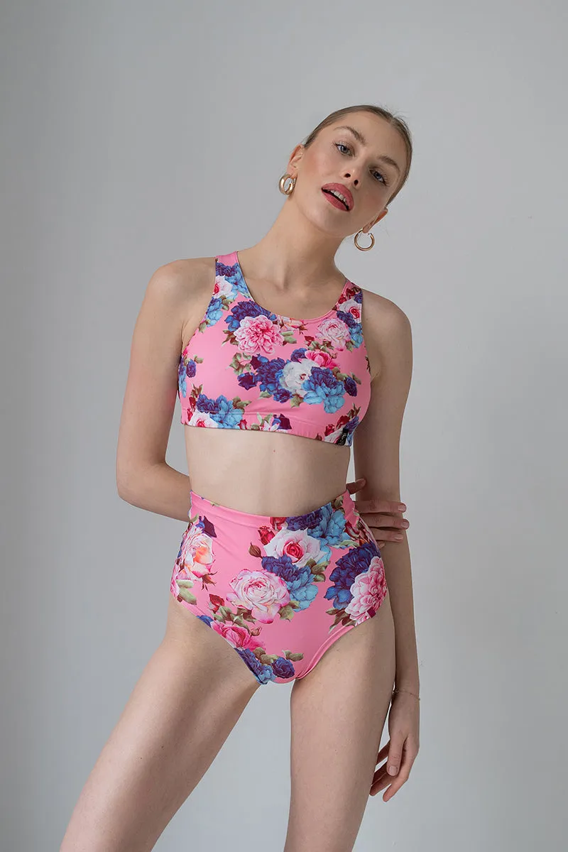 Pole Addict Openback Top - Peony