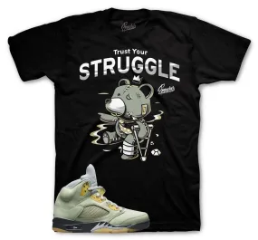 Retro 5 Jade Horizon Trust Your Struggle Shirt