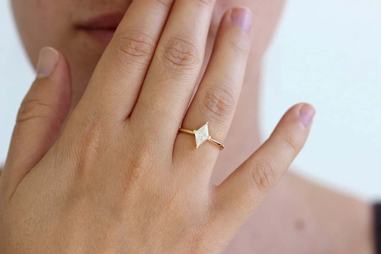 Rhombus Diamond Ring