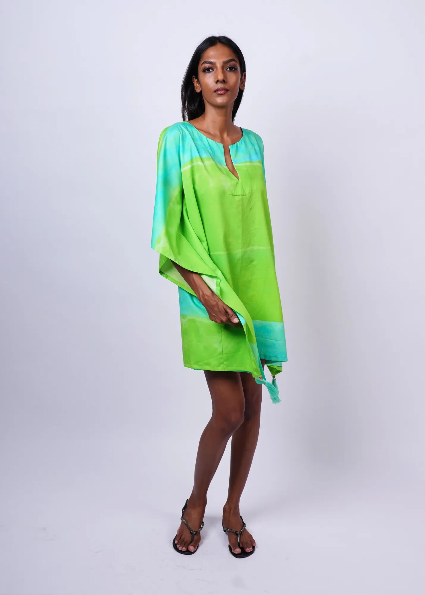 Short Caftan - Key Lime