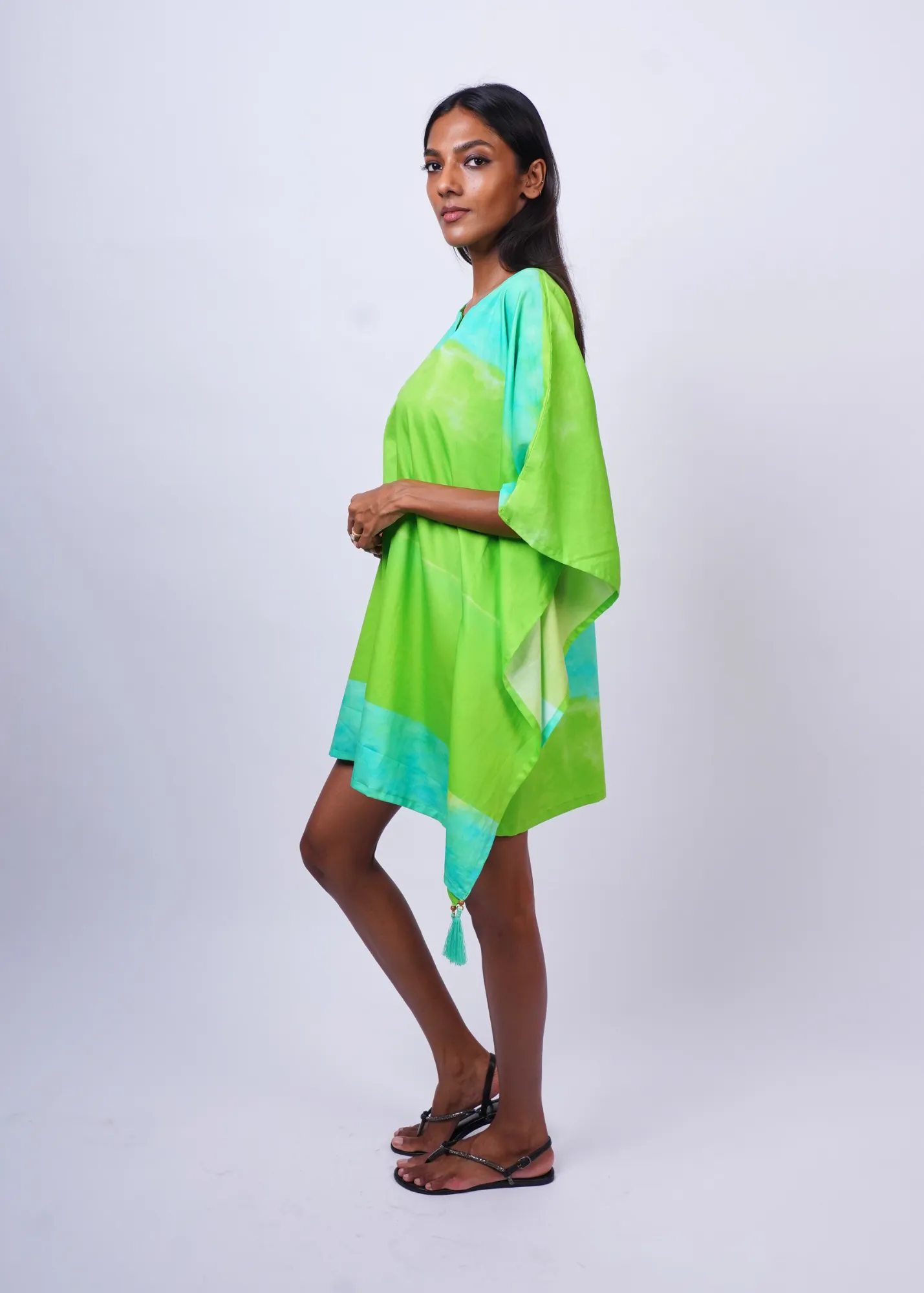 Short Caftan - Key Lime