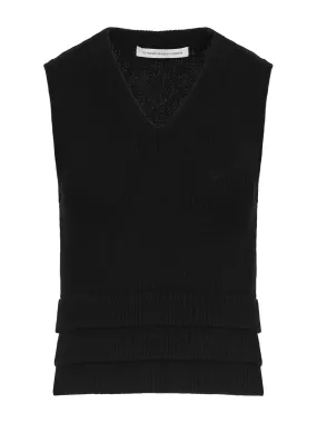 Shrunken Trio Hem Vest