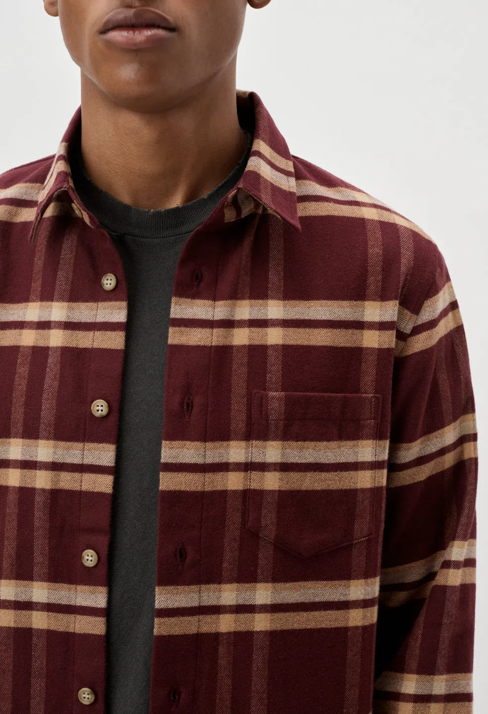 Sly Cotton Straight Hem / Pico Check