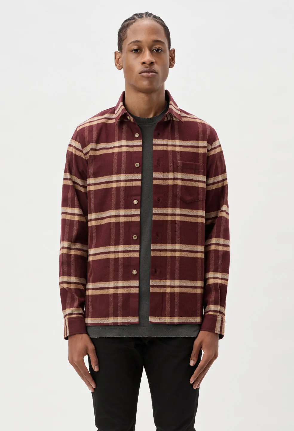 Sly Cotton Straight Hem / Pico Check