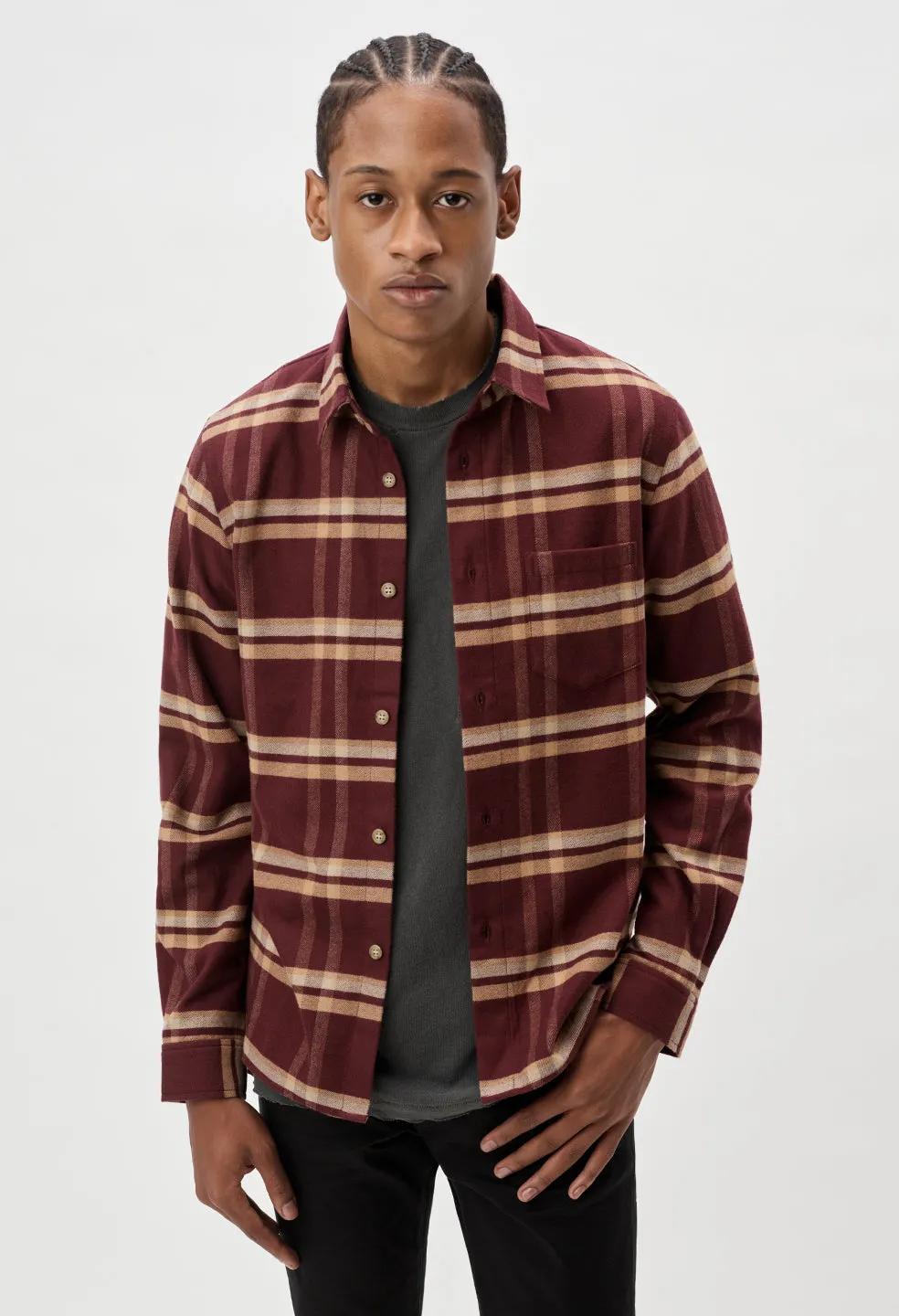 Sly Cotton Straight Hem / Pico Check