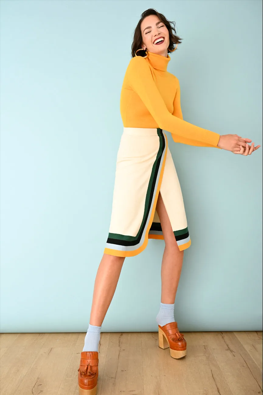 Solero Yellow EcoMerino Long Sleeve Turtleneck