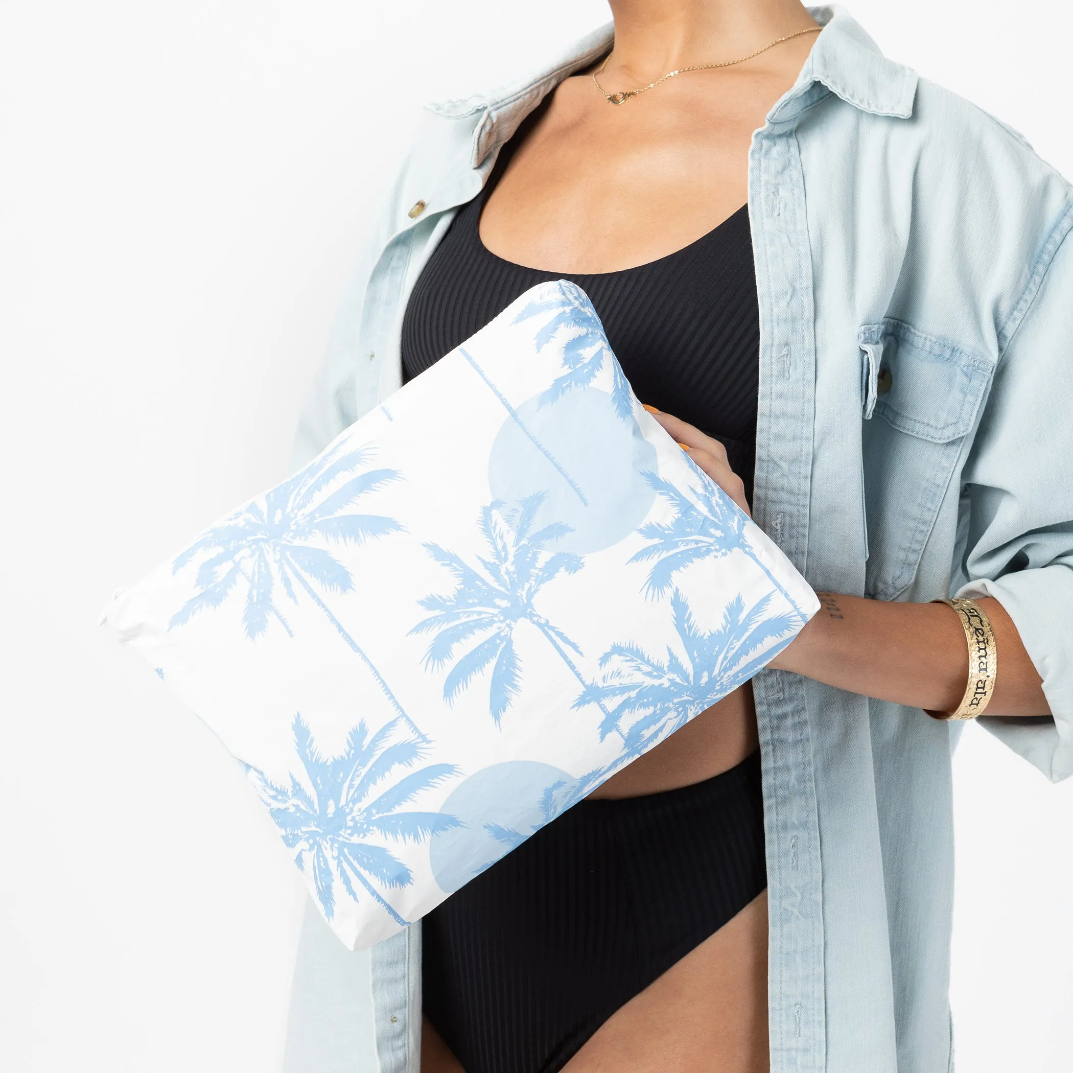 Sun Palm Mid Pouch / Horizon