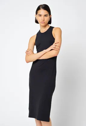 Supima Racerback Midi Dress / Black