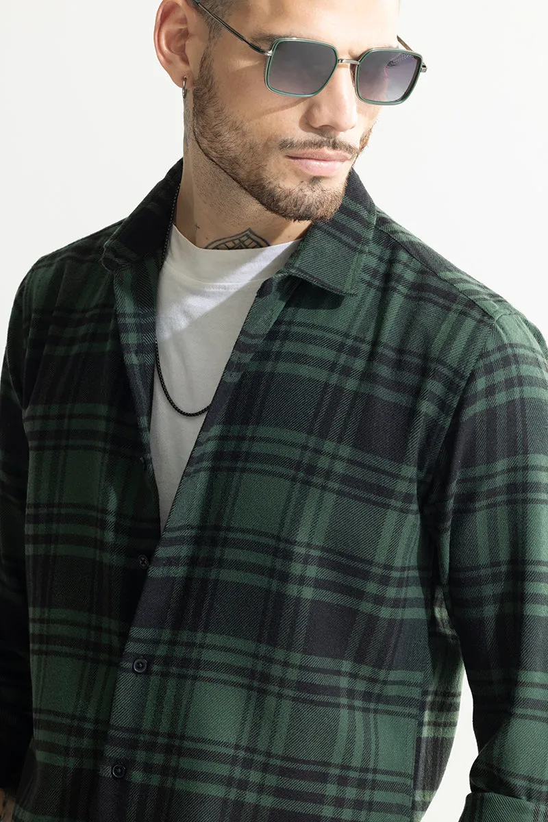 Tartan Grid Green Checks Shirt