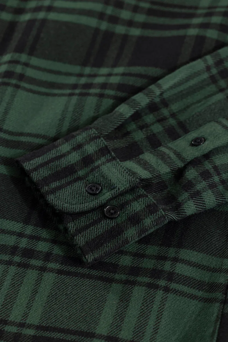 Tartan Grid Green Checks Shirt