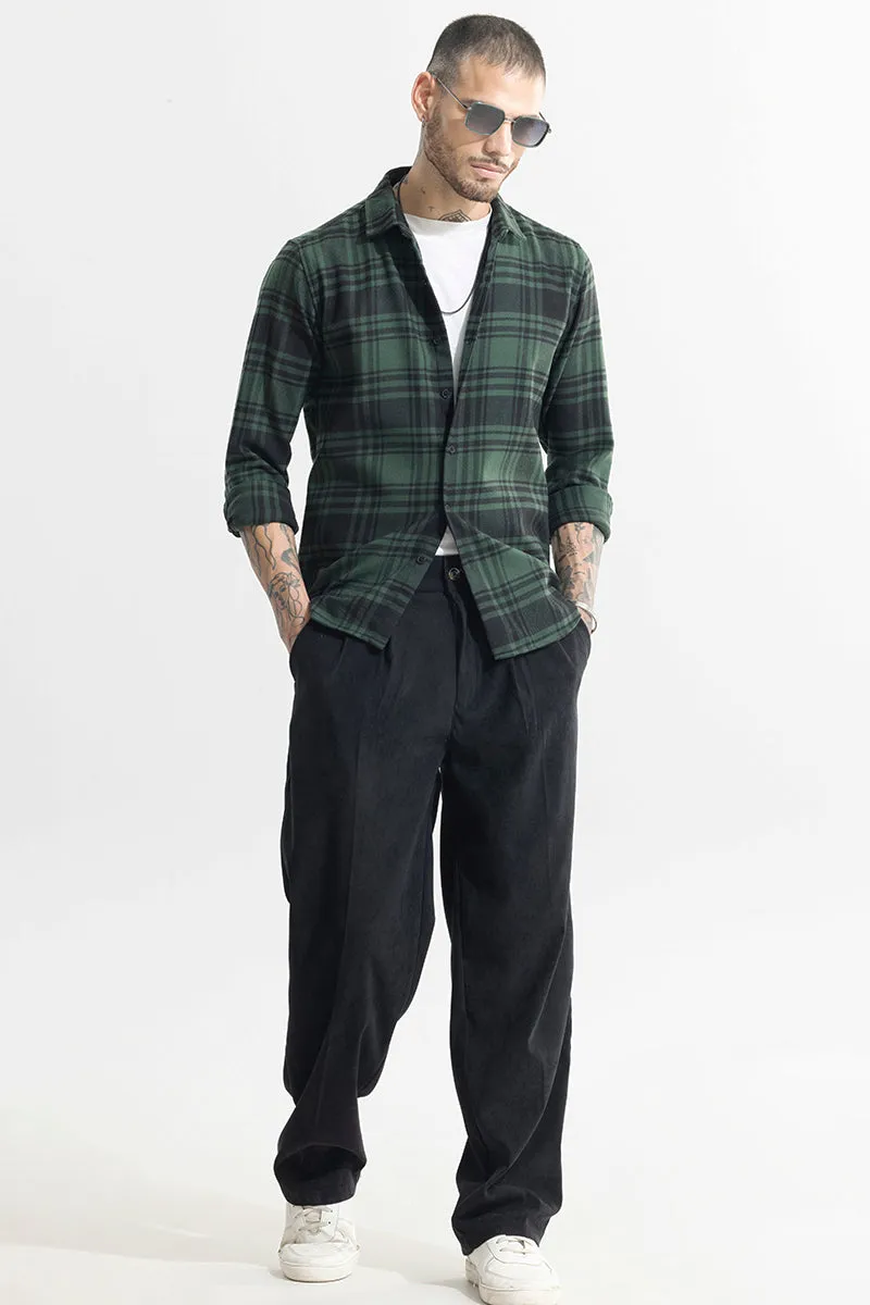 Tartan Grid Green Checks Shirt