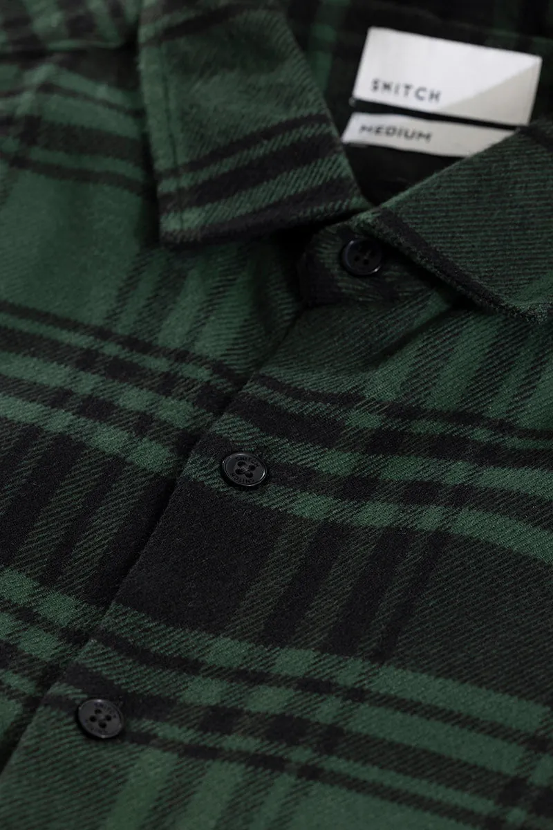 Tartan Grid Green Checks Shirt