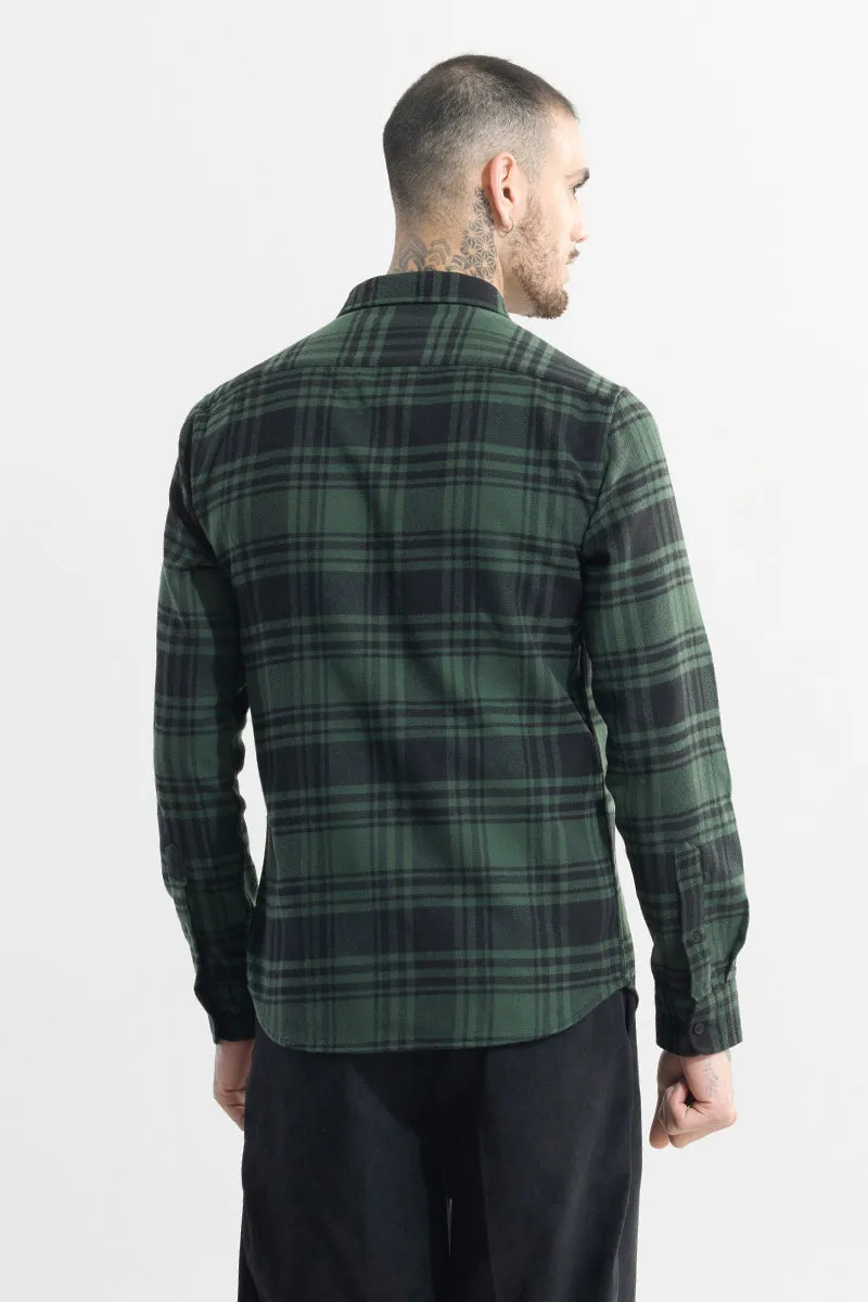 Tartan Grid Green Checks Shirt