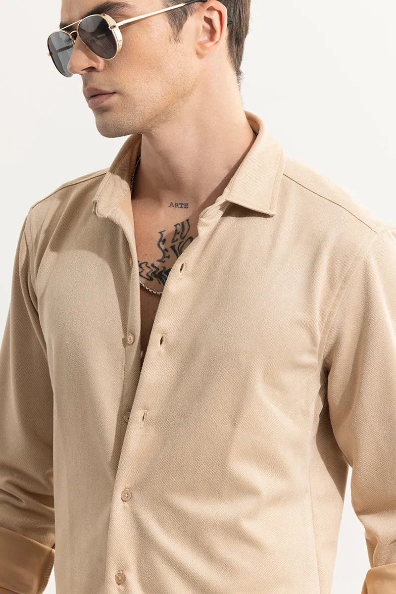 TwillThrive Beige Shirt