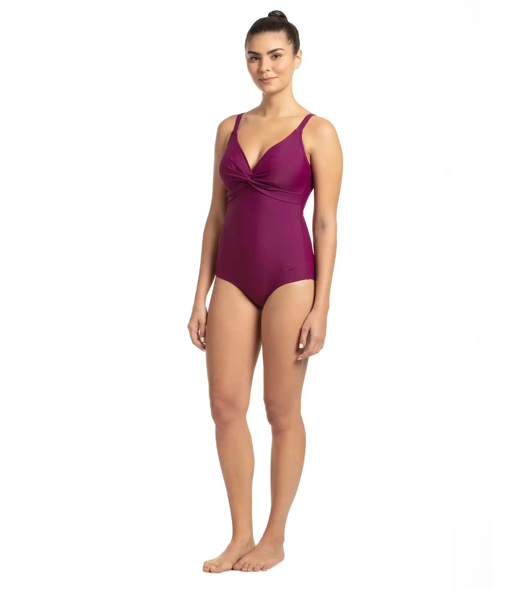 Women's Endurance Brigitte One Piece Swimwear - Deep Plum