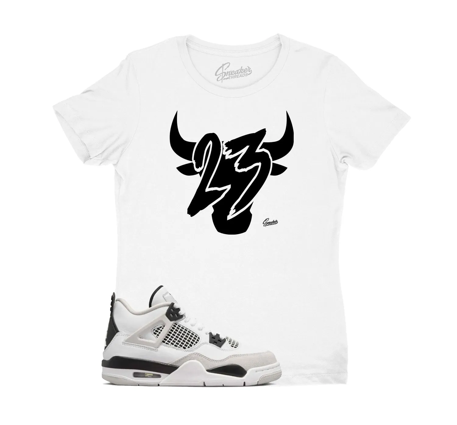 Womens Military Black 4 Shirt - Toro - White