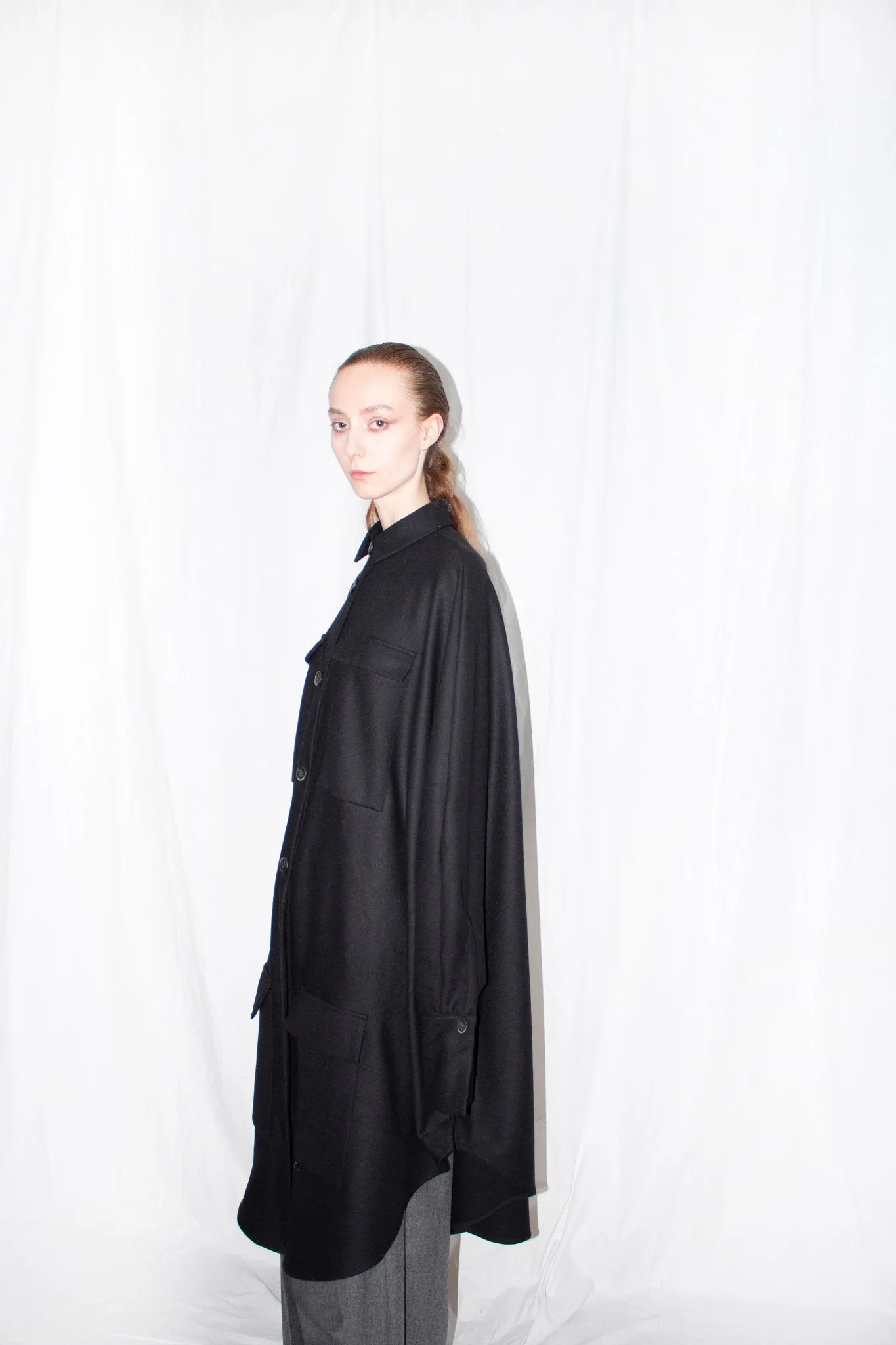 Wool Cloak Shirt