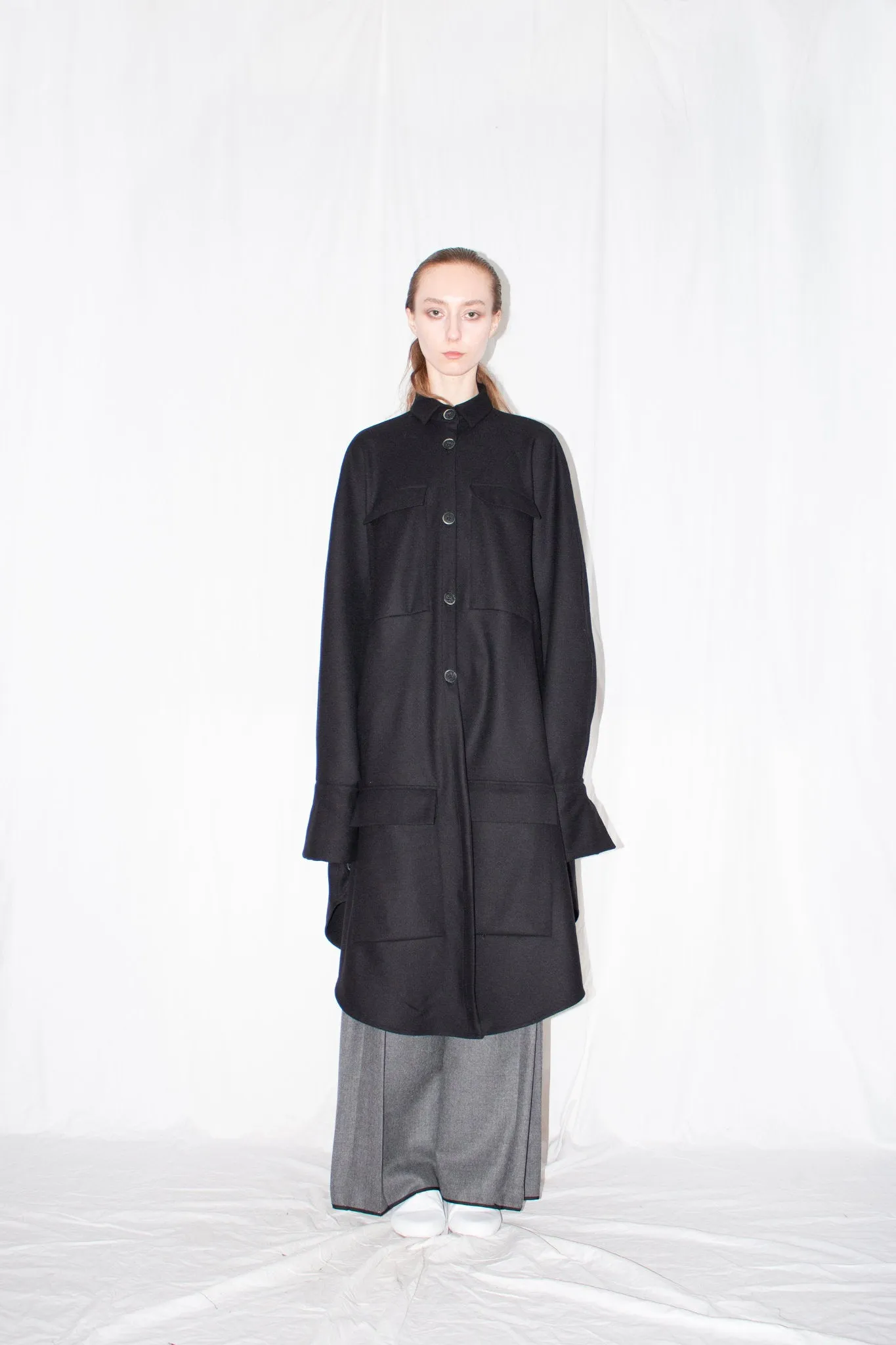 Wool Cloak Shirt