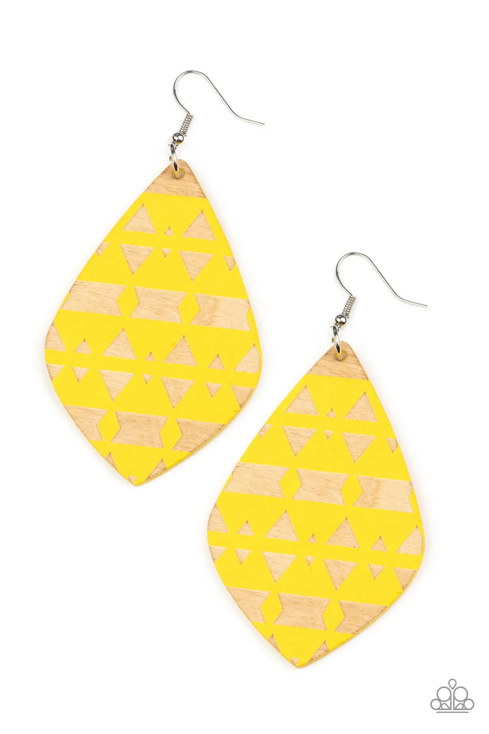 Zimbabwe Zoo Yellow-Earrings