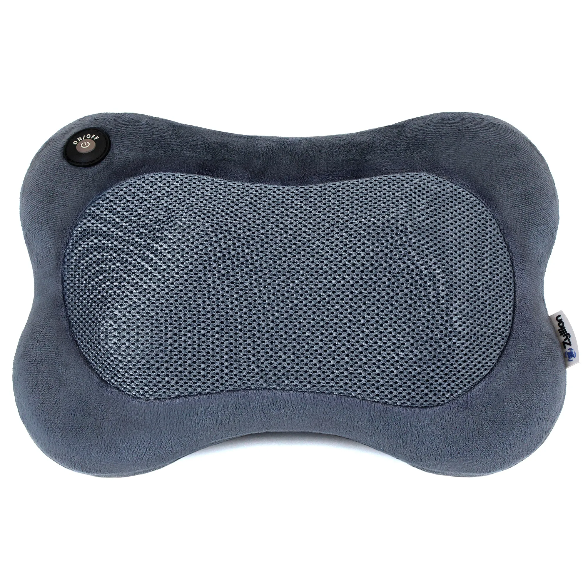 Zyllion Shiatsu Back and Neck Massager Pillow with Heat and Wired Connection (ZMA-13)