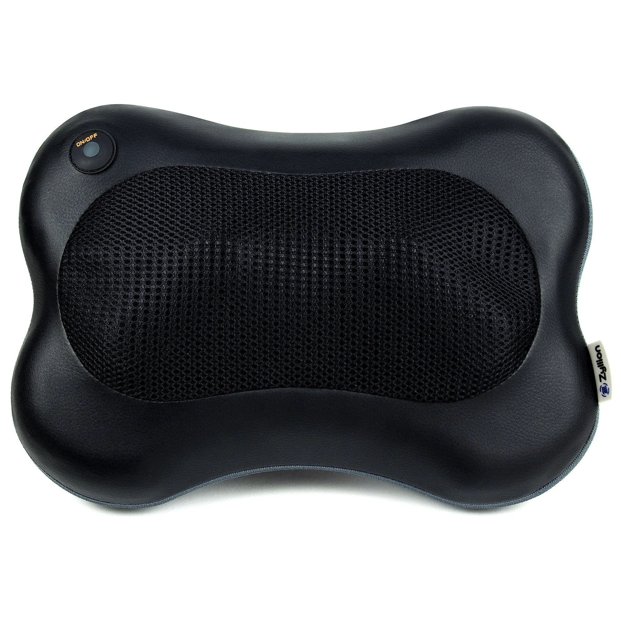 Zyllion Shiatsu Back and Neck Massager Pillow with Heat and Wired Connection (ZMA-13)