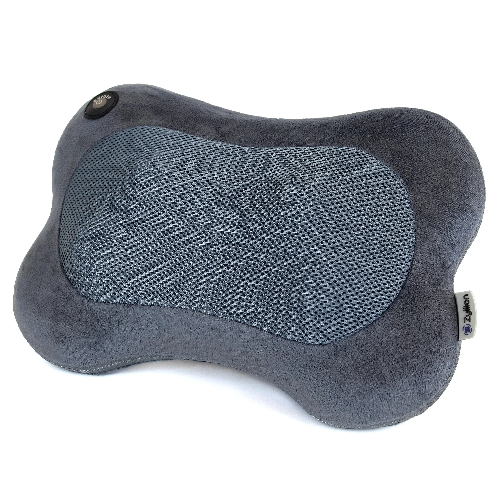 Zyllion Shiatsu Back and Neck Massager Pillow with Heat and Wired Connection (ZMA-13)