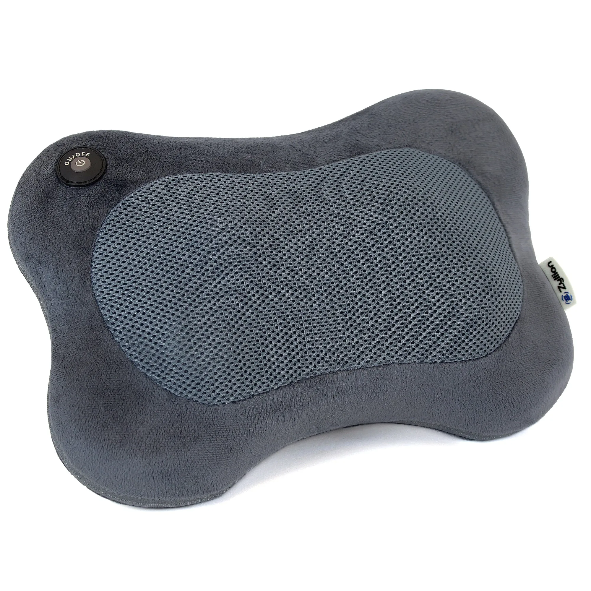 Zyllion Shiatsu Back and Neck Massager Pillow with Heat and Wired Connection (ZMA-13)